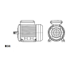 Moteur triphasé 18.5KW 3000tr/min (2 POLES)